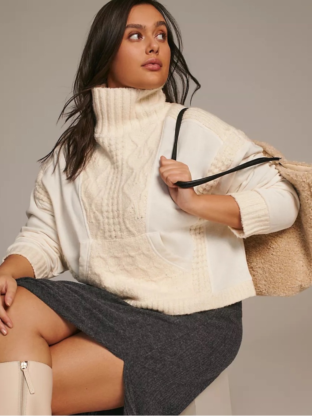 Daily‎ Practice by Anthropologie Cable-Knit Sweater
